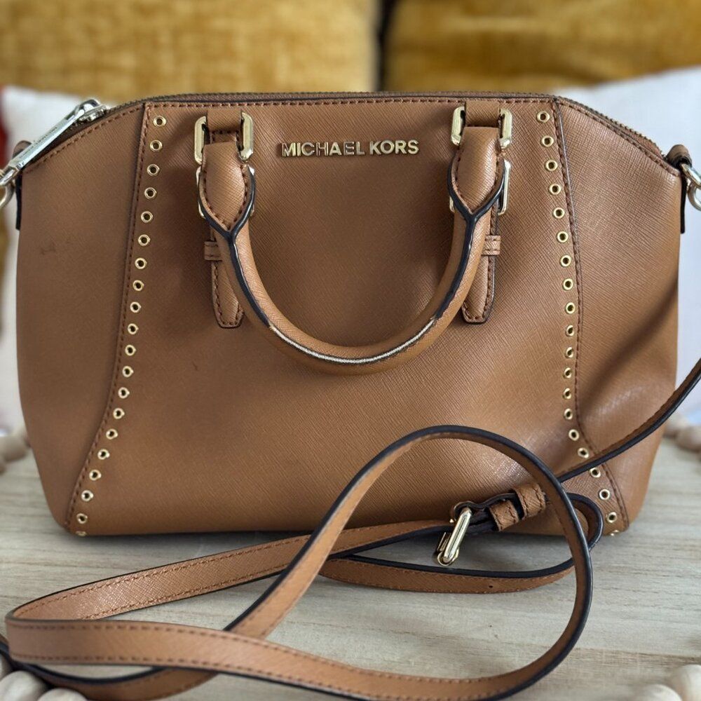 Michael Kors Grommet Accent Satchel/Crossbody